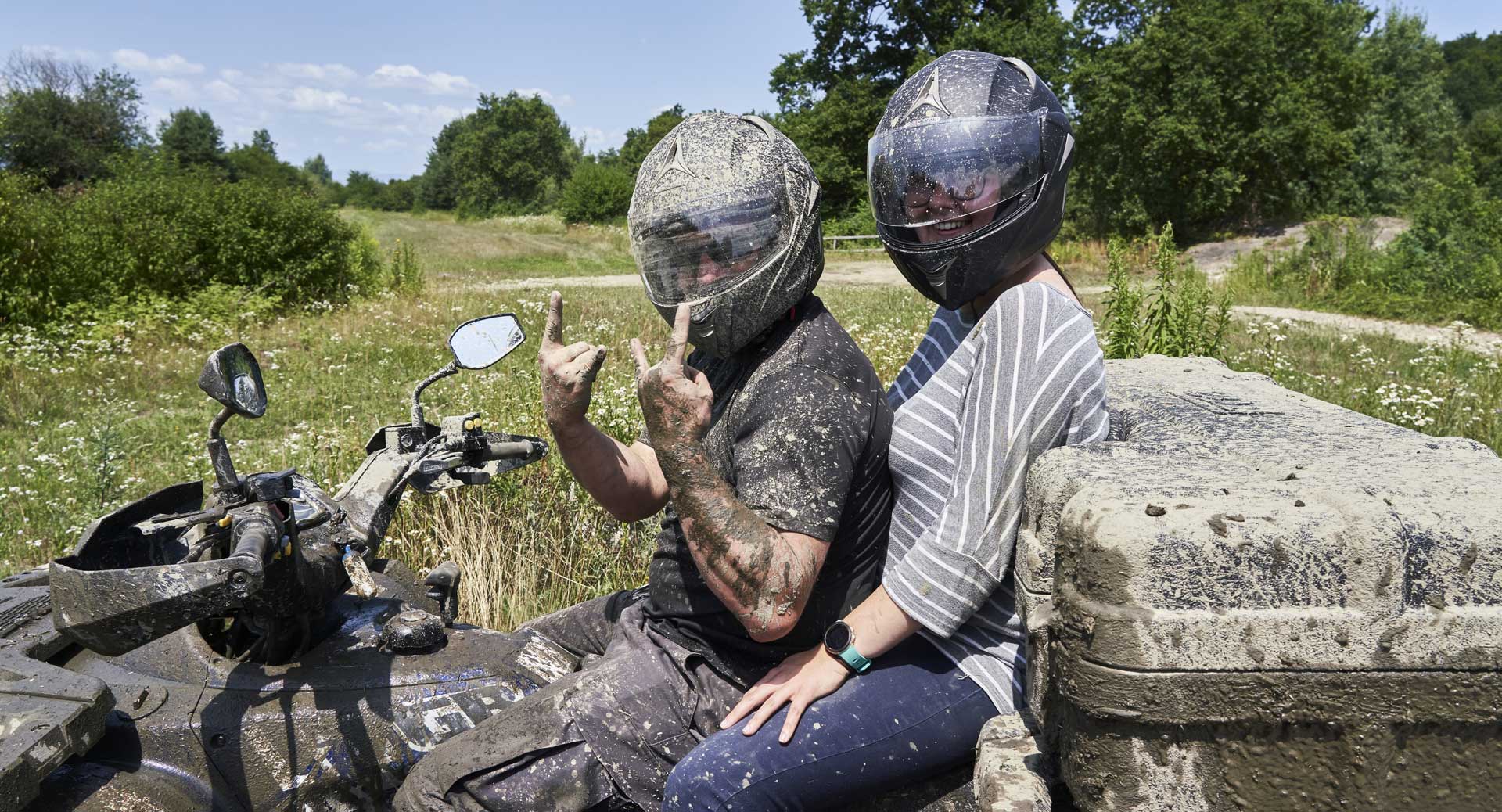 Beifahrer bei der Quad Tour in Kärnten