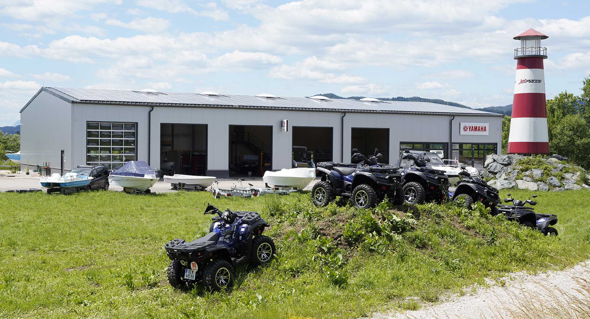 Quads bei der Jetmarine vor Ort